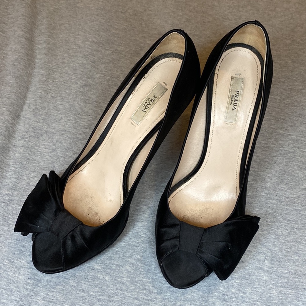 Prada Pump with Bow Detail